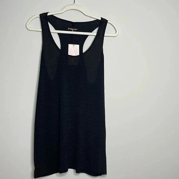 Work Out Black Tank Top - Picture 1 of 6